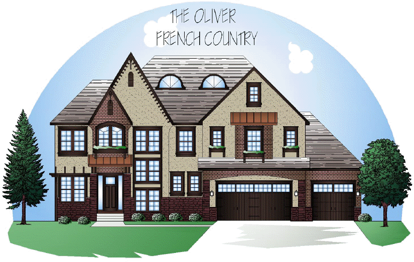 French Country House - English Tudor House Plans (900x720)