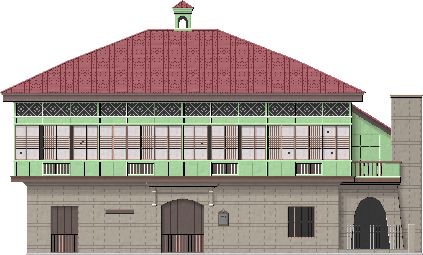 Jose Rizal House By Herbertrocha Jose Rizal House By - Drawing Of Rizal Shrine (1479x893)