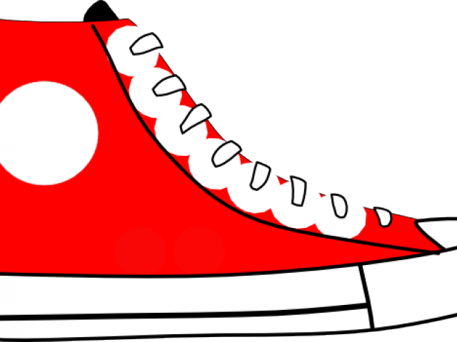 Shoe Clipart Line Art - Pete The Cat Red Shoes (640x480)