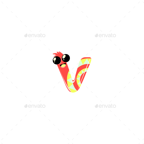 Cartoon Alphabet Small Letters - Cartoon (612x612)