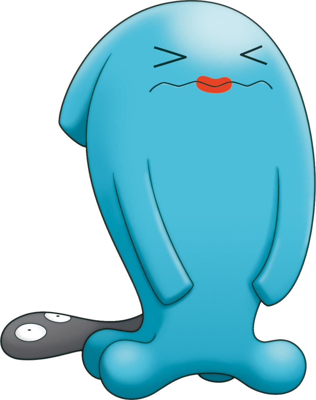 Female Wobbuffet Has Lipstick - Male And Female Wobbuffet (1012x1280)