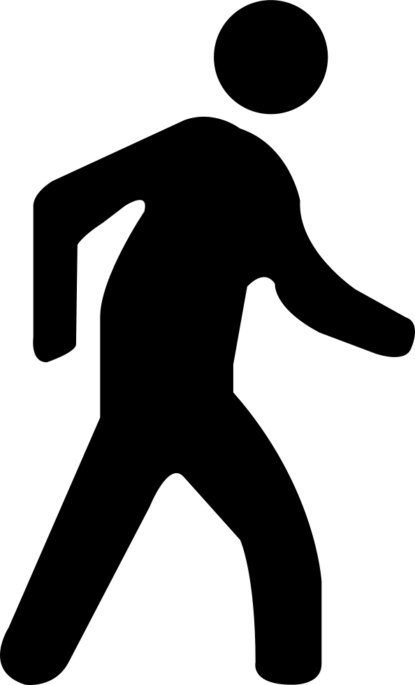 Walking Man Comments - Walking Man Icon (594x980)