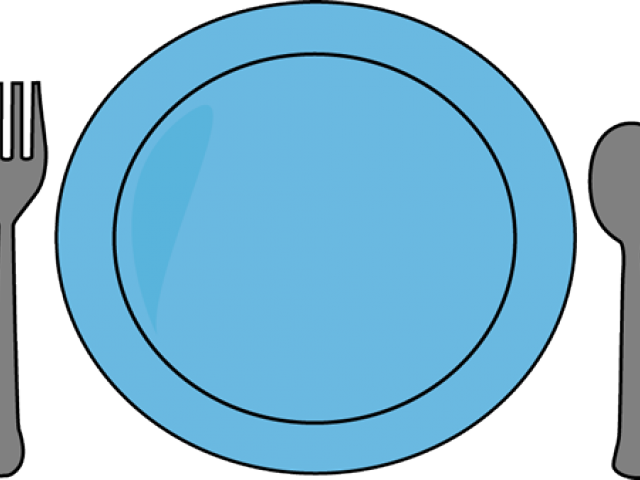 Platter Cliparts - Dinner Plate Clip Art (640x480)