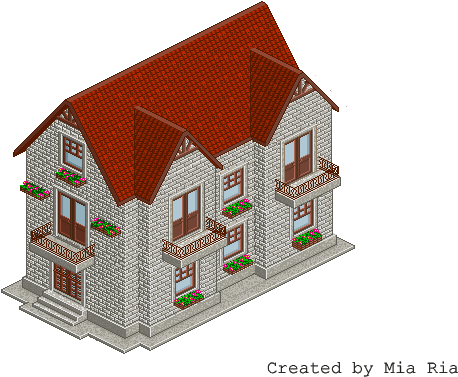 House 14 By Mimimiaart - House (600x458)