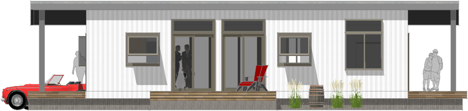 Prefabricated House Ideabox-getaway - Prefabricated Home (1000x450)
