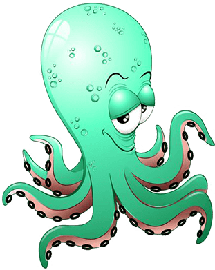 Emoji Pulpo Png (328x400)
