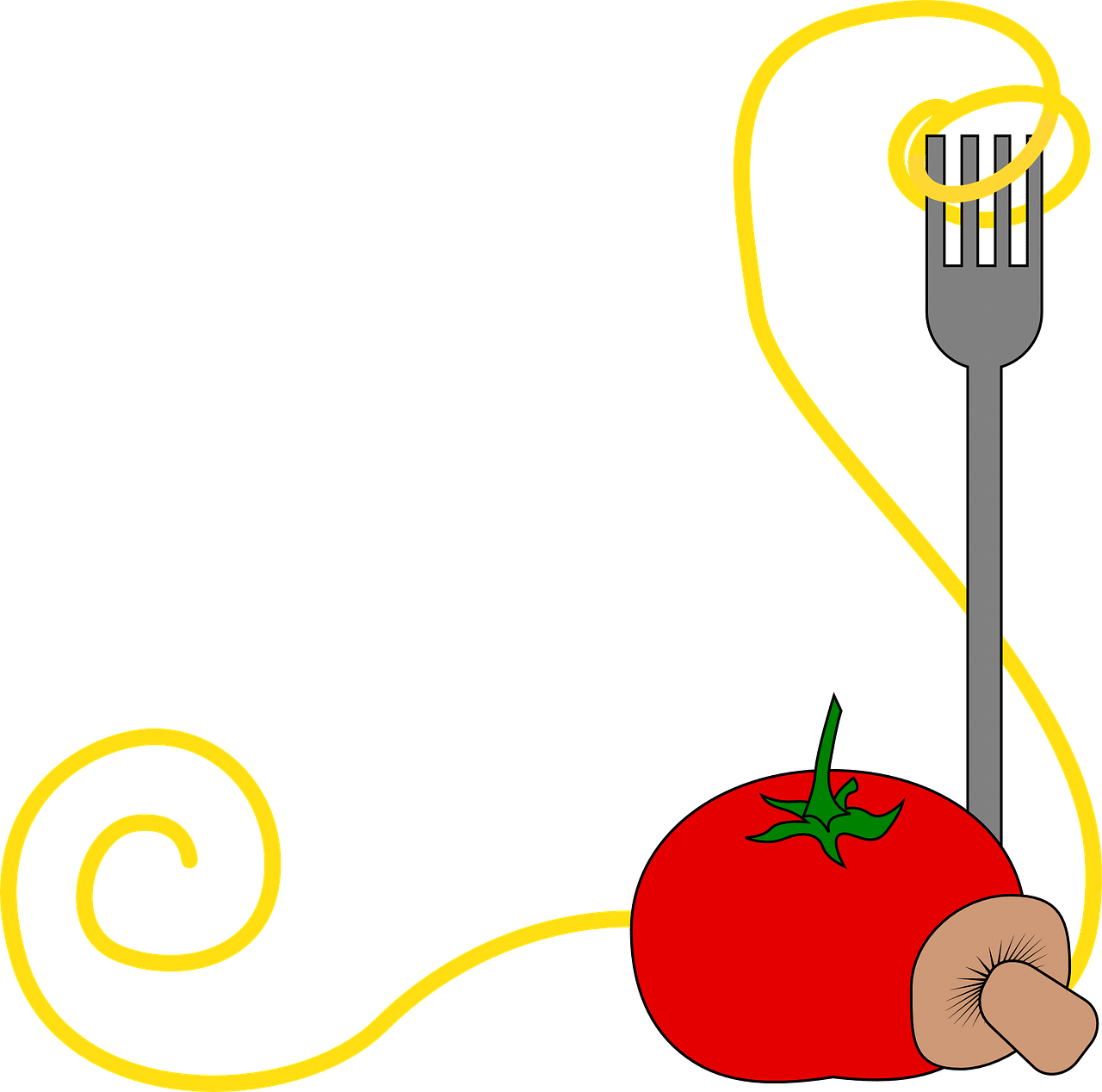 Italian Potluck Cena - Italiano Png (1280x1268)