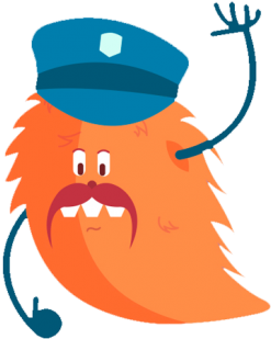 Let's Introduce You To Freddy Security Guardian Of - Monsters Child Friendly (400x400)