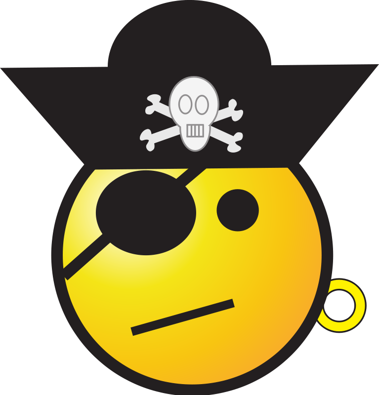 Pirate Eye Patch Clip Art Face - Clipart Of Eyepatch (767x800)