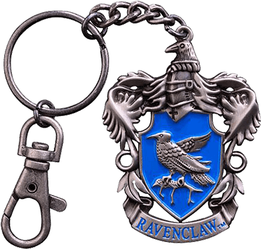 Fashioned After The Ravenclaw Crest, This Beautiful - Harry Potter Ravenclaw Keychain (600x600)