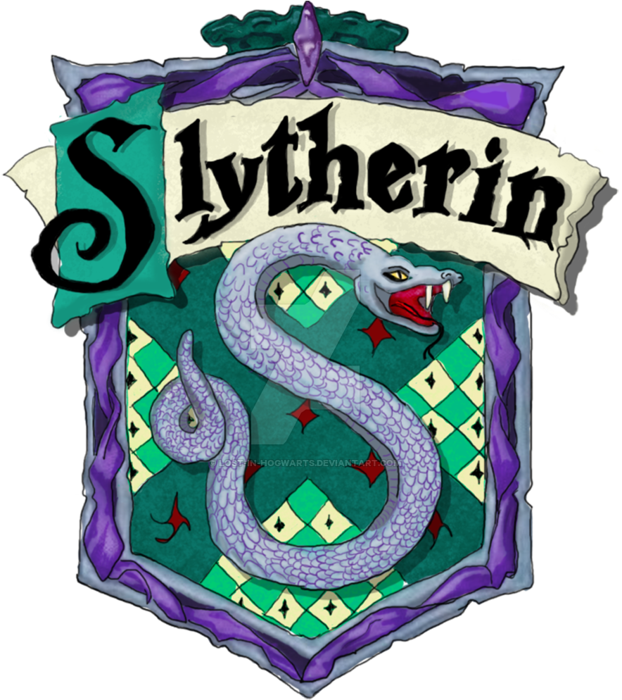 Slytherin Print By Lost In Hogwarts - Free Harry Potter Printable House Banners (900x1013)