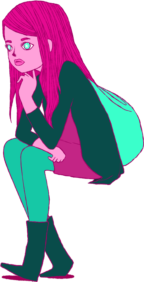 Some Fashionable Cool Girls/centaurs/aliens Whatever - Illustration (640x1000)