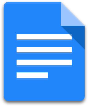 Formatting Code In Google Docs - Google Docs Icon Png (360x360)