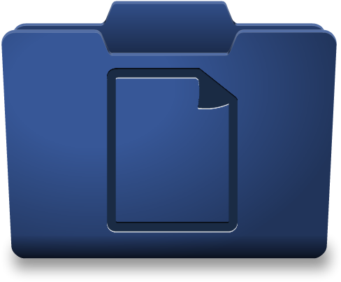 Blue Documents Icon Png - Graphics (512x512)