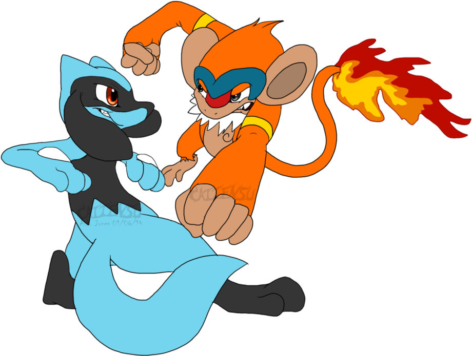 Day 06 Fav Fighting Pokemon By Cattensu - Cartoon (992x806)