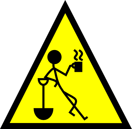 Under Construction - Danger High Voltage Sign Vector (442x431)