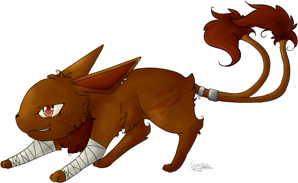 Eeveelution Fighting Type By Flamemaster15 Eeveelution - Eevee Fight Type Png (1024x819)