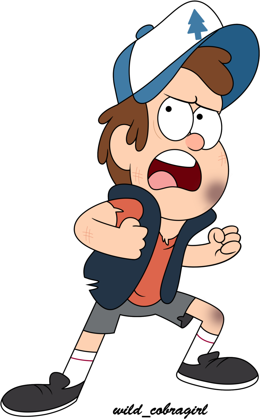 Dipper Fights Against Bill By Wild-cobragirl - Dipper Pines Fighting (1024x1495)