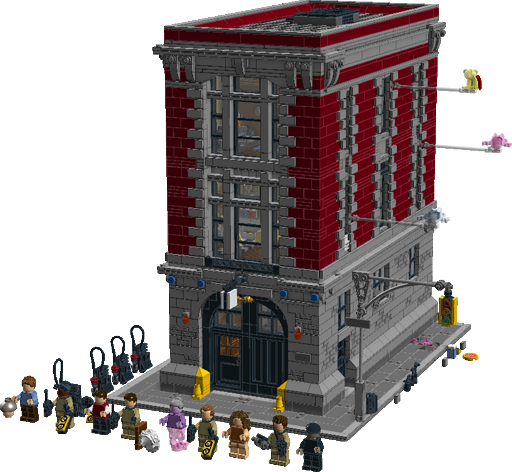 Firehouse - Headquarters - Klein - Lego Ghostbusters Ldd (512x472)