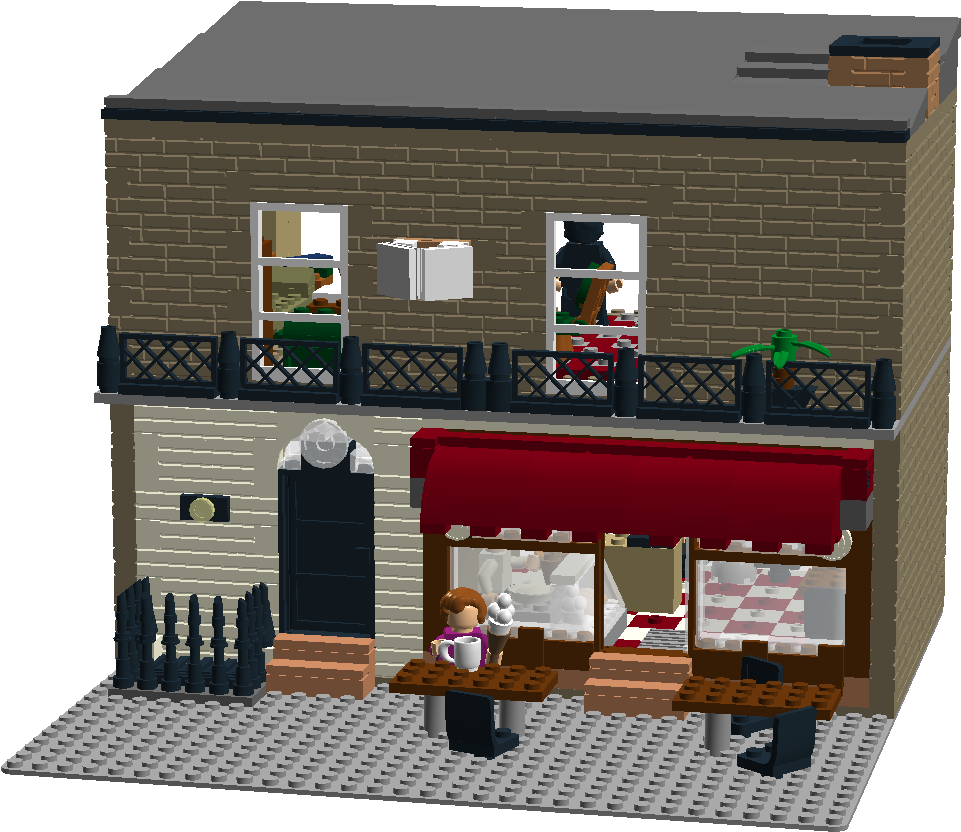 Almost Done With The Exterior, Featuring Speedy's Café - House (1672x863)