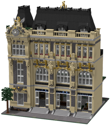 Inspired The Famous Gare De Lyon In Paris, The - Lego French House (660x495)