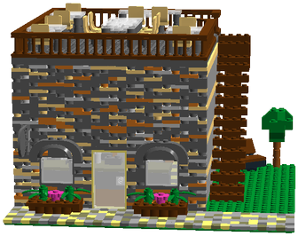 Lego Ideas - Rooftop Cafe - House (660x360)