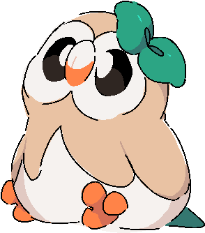 Rowell But With The Bow Like A Hair Bow Instead Of - Cartoon (392x372)