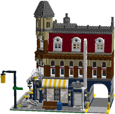 Cafe Corner Extension Complete - Lego (880x455)