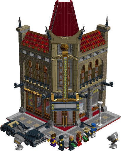 Palace Cinema Klein - Lego Palace Cinema Instructions (412x512)