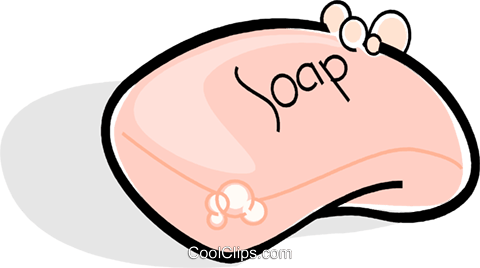 Bar Of Soap Royalty Free Vector Clip Art Illustration - Soap Clipart Png (480x268)