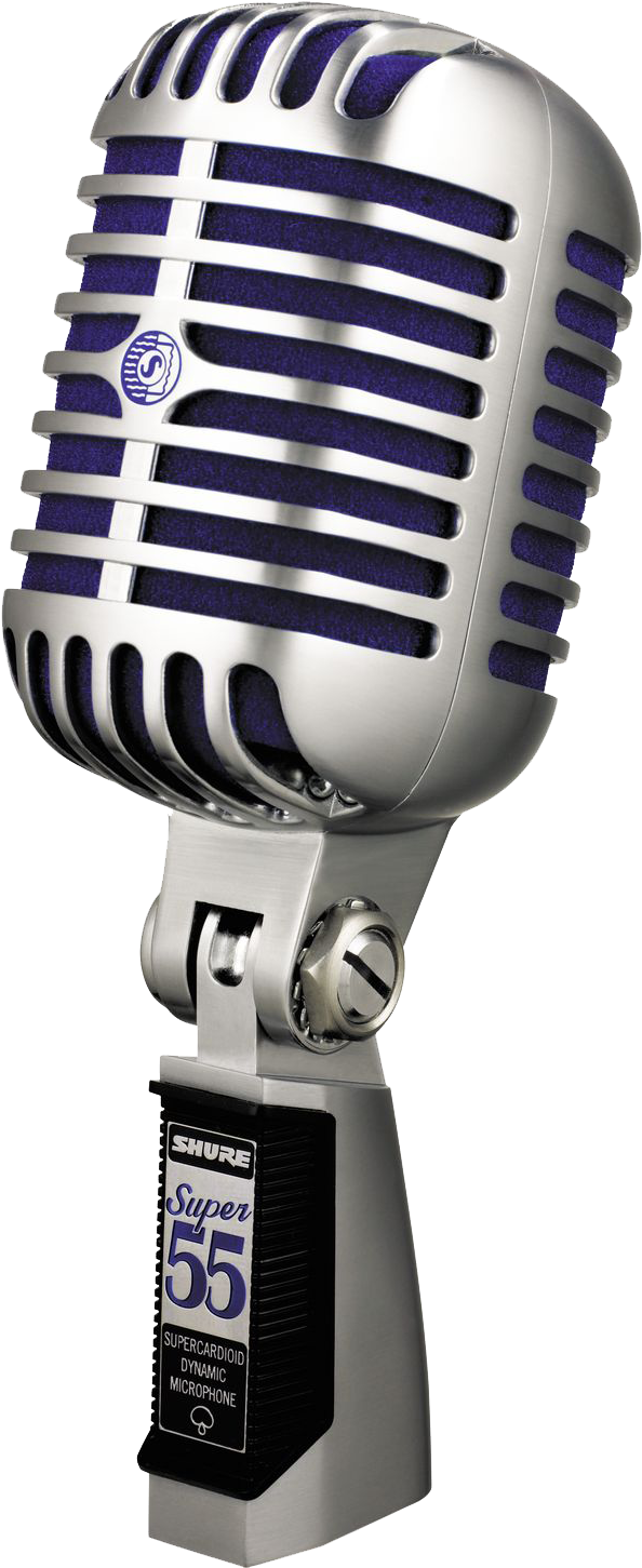 Mic Png Free Download - Shure Super 55 Deluxe Classic Style Vocal Microphone (1450x1450)