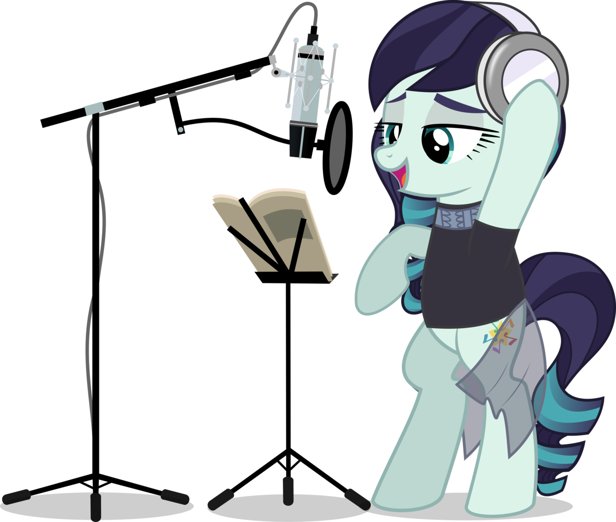 Jhayarr23, Bipedal, Coloratura, Headphones, Microphone, - Coloratura Mlp Vector Base (1208x1024)