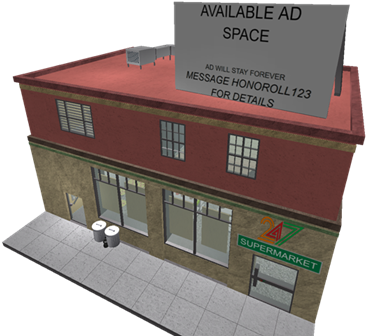 Supermarket With Apartment - House (420x420)