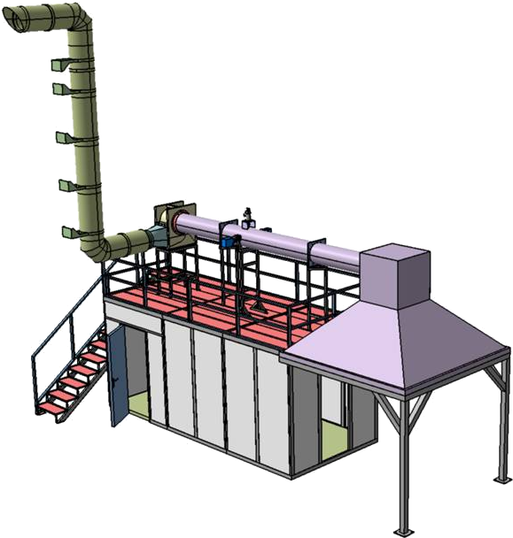 Room Corner Test - Iso 9705 Room Corner Test (630x624)