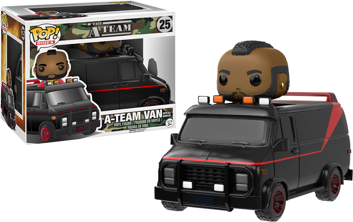 Baracus With A-team Van Pop Ride Vinyl Figure - Pop Fast And Furious (1225x773)