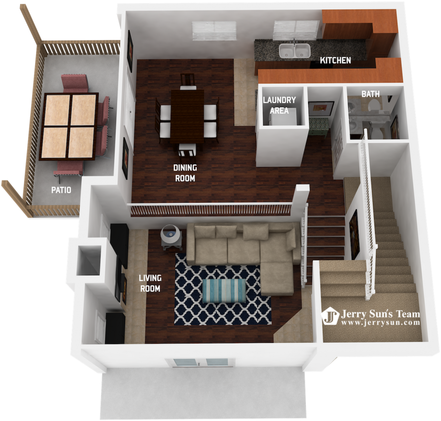 3d Floor Plan-ground2 - Floor Plan (1400x900)