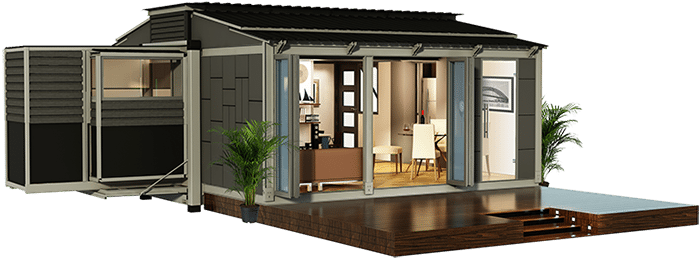 Shipping Container Expandable - Expandable Container Homes (700x279)
