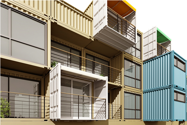 Plant Divisioncontainer House - Shipping Container Architecture (600x585)