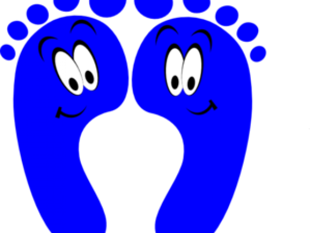 Happy Feet Clipart Kid Foot - Foot Cartoon (640x480)