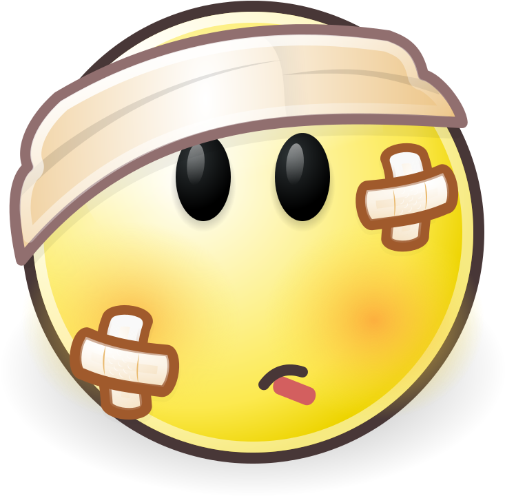 File - Face-sick - Svg - Wikimedia Commons - Sick Face (2000x2000)