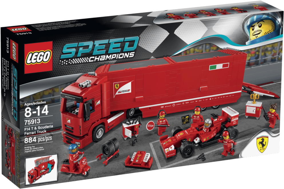 Lego Speed Champions F14 T & Scuderia Ferrari Truck (1488x842)