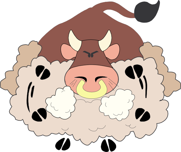 Ferdinand Clip Art - Bull Charging Clipart (600x505)