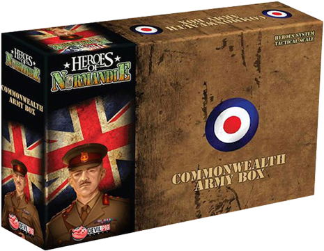 Heroes Of Normandie Uk Army Box - Heroes Of Normandie: Commonwealth Army Box (500x500)