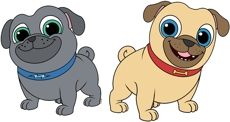 Cartoon Puppy Dog - Puppy Dog Pals Clipart (795x421)