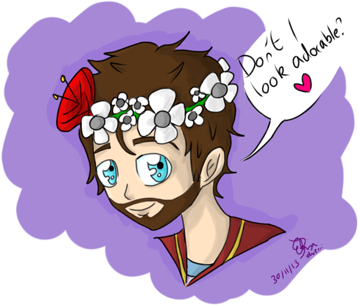 Flower Crown Xephos By Elyfar - Flower Crown Xephos (1024x768)