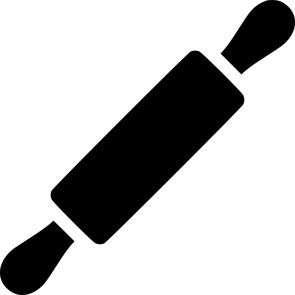 Rolling Pins Kitchen Utensil Clip Art - Ballpen Icon (1600x1600)