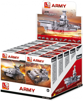 Sluban Army Aircraft Carrier 10 Into 1 Display Box - Packaging And Labeling (500x343)