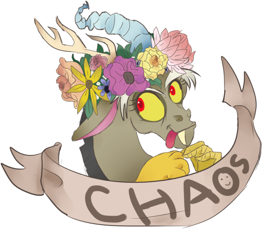 Flower Crown Discord By Tenderlumpkins - Cartoon (912x875)