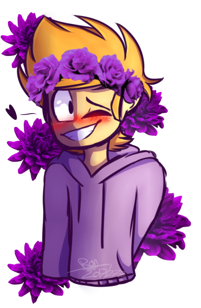 [ew]flower Crown Matt By B-blackie - Blue Dahlia Necklace Circle Charm (723x1104)