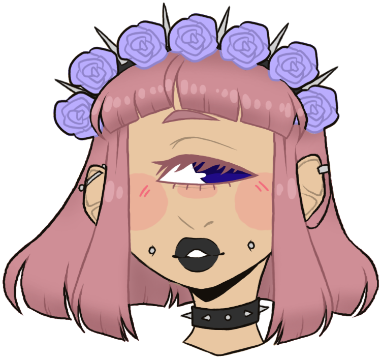 Flower Crown By Chibi-bits - Cartoon (922x828)